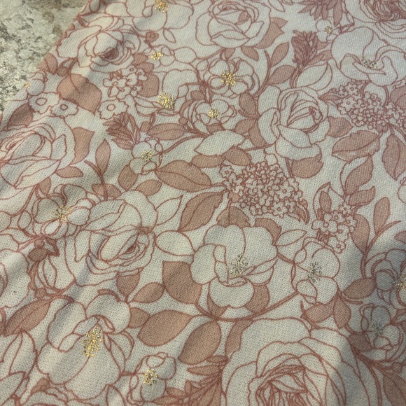 LC Lauren Conrad Floral Lace Tie Back Top Medium - Picture 11 of 12